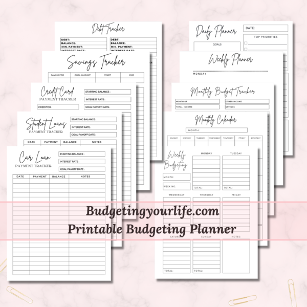 Printable Budget Planner